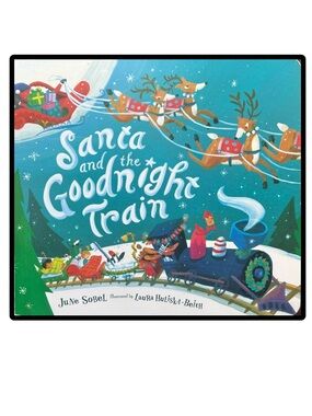 BUNDLE & SAVE🎄Santa & The Goodnight Train Board Book by June Sobel